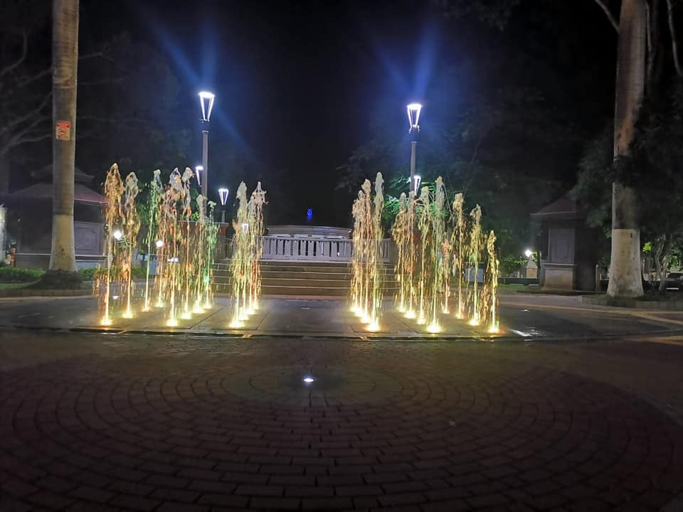 Fuente seca para parques, modelo construido en Cachipay Cundinamarca