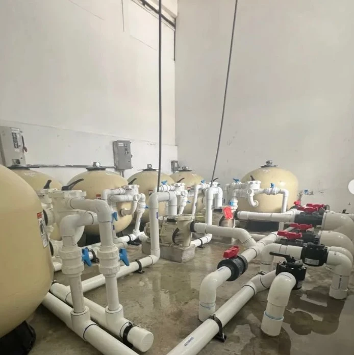 Sistema de filtración para piscinas olímpicas